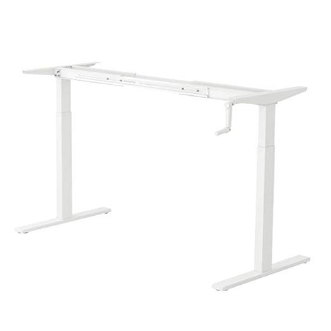 Image of DEVAISE Height Adjustable Standing Desk Frame with Crank Handle