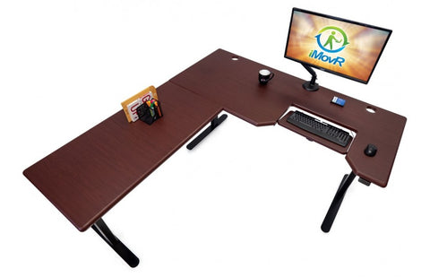 Image of Lander L-Desk with SteadyType