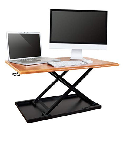 Image of Air Rise Standing Desk Converter – Adjustable Height, Single Tier