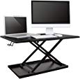 Image of Air Rise Standing Desk Converter – Adjustable Height, Single Tier